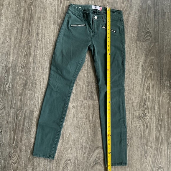 Cabi Womens Jeans Dark Hunter Green Skinny Zip Pockets Stretch Jegging Sz‎ 2 - Picture 5 of 6